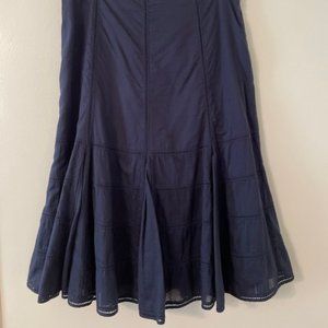 Jones New York Navy Midi Skirt Size 10